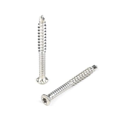 Στροφές αυτοτρυπάνισης χάλυβα με μετρικές μετρήσεις και οβάλ στροφή κεφαλής