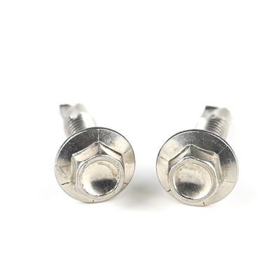 Ruspert Ss304 Ατσάλι Hex Κεφαλή πλυντήρα αυτοτρυπάνιση βίδα με πλυντήρα PVC για ηλιακή δέσμη