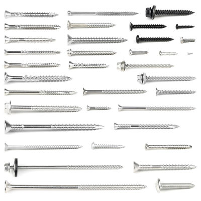 Κινέζικος τύπος 17 Deck Tornillos Para Washer Head Flat Torx Ατσάλινο ξύλινο βίδα