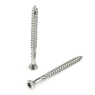 Ατσάλι από ανοξείδωτο χάλυβα Torx Trim Head Deck Screws για ξύλινη δομή
