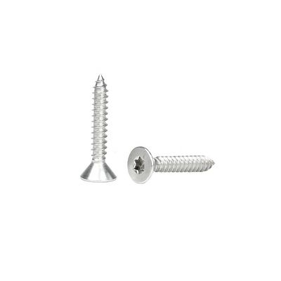 Μετρικό ανοξείδωτο χάλυβα ST4.8 * 30mm επίπεδα Torx Head αυτο-κλειδώματος βίδες Sus316 Sharp Point αυτο-τρύπανσης βίδα Tapping