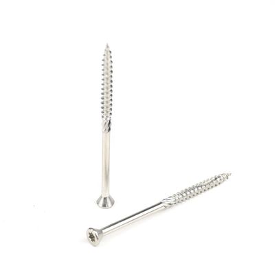 100mm 4 x 20 INCH Torx Flat Head Self Tapping Chipboard βίδες με προσαρμοσμένο σχεδιασμό