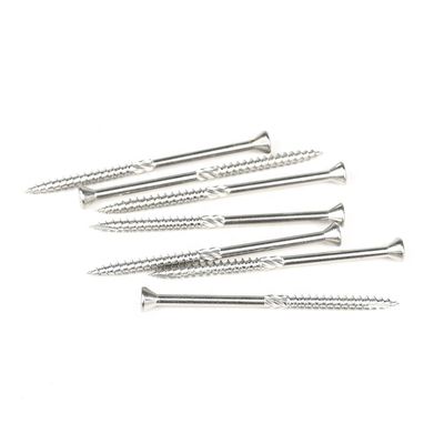 100% QC δοκιμή INCH ξύλινη βίδα για την οδοντόκρεμα Flat Head Torx Recess μερική κλωστή