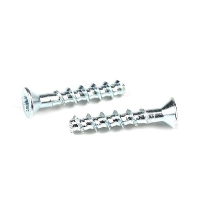 10B21 Χάλυβα άνθρακα M5x35mm Αυτοτρυπτική επίπεδη κεφαλή Torx Στροφές σκυροδέματος για τοίχο μπλοκ