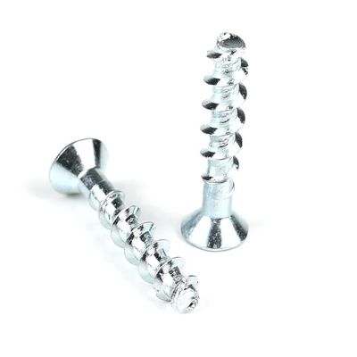 10B21 Χάλυβα άνθρακα M5x35mm Αυτοτρυπτική επίπεδη κεφαλή Torx Στροφές σκυροδέματος για τοίχο μπλοκ