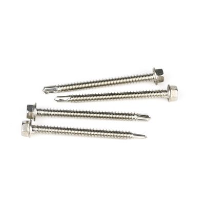 Μαύρη Sus316 Hex Head Screws Προσαρμοσμένη υποστήριξη για αυτοτρυπτικές βίδες από ανοξείδωτο χάλυβα