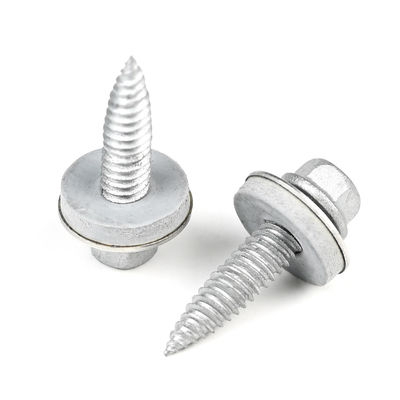 Ατσάλι από ανοξείδωτο χάλυβα Ruspert Hex Head EPDM πλυντήριο ξυλοπετρώματος βίδα αυτο-κατεβάζοντας βίδα οροφής 6.0x25