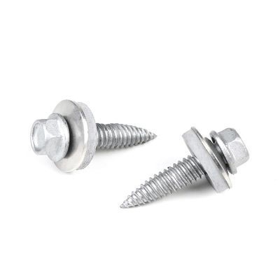 Ατσάλι από ανοξείδωτο χάλυβα Ruspert Hex Head EPDM πλυντήριο ξυλοπετρώματος βίδα αυτο-κατεβάζοντας βίδα οροφής 6.0x25