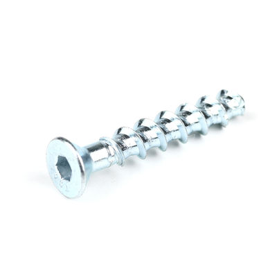 Μετρικό Ζινκ Επεξεργασία Flat Head Hex Socket αυτοτρυπάνιση μεταλλική άγκυρα M6 50mm Anclajes