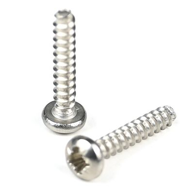 Στροφές από ανοξείδωτο χάλυβα M3.5x18mm με Pozidriv Drive και Plain Finish