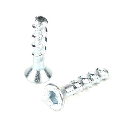 Σιδηρουργική Ζινκ 50mm M8 Χάλυβα Hex Socket Countersunk Flat Head Bolts για ανθεκτικό
