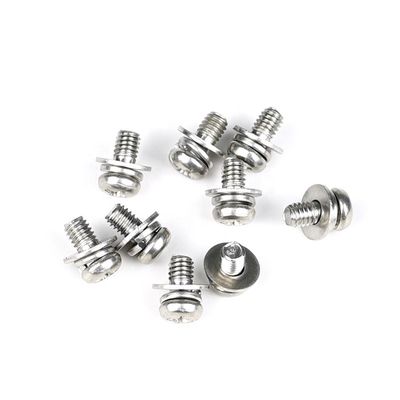 M4 X 8mm Pan Head Phillips Machine Screws για επίπεδα κρεβάτια 100% QC δοκιμασμένο και πρότυπο ISO