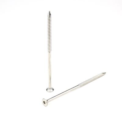 Ατσάλι από ανοξείδωτο χάλυβα 150 mm Vis A Bois Tete Hexagonale Bugle Head ξύλινη βίδα για εγκατάσταση