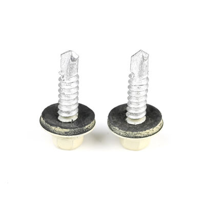 Εγκατάσταση Ατσάλι Hex Flange αυτο-κατεβάζοντας δίμεταλική βίδα με πλυντήριο Epdm
