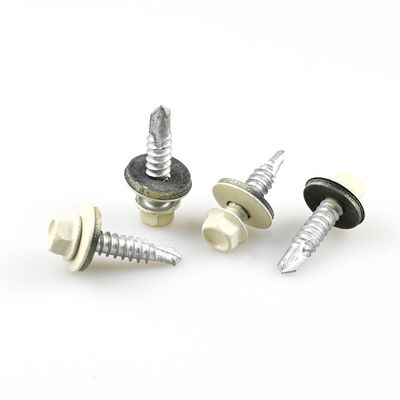 Εγκατάσταση Ατσάλι Hex Flange αυτο-κατεβάζοντας δίμεταλική βίδα με πλυντήριο Epdm