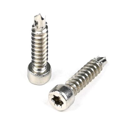 Σιδηροδρομική δομή αυτοτρυπάνιση βίδα M6x25mm Torx Fillister με εγκατάσταση