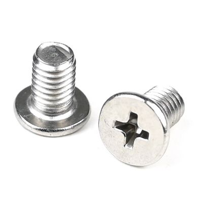 100% QC δοκιμασμένο από ανοξείδωτο χάλυβα Flat Phillips M5 X 8mm μηχανικές βίδες για το ράφι των εμπορευμάτων