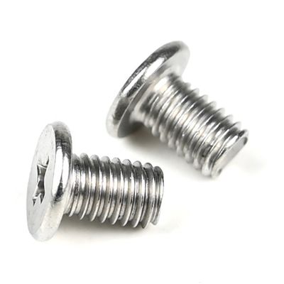 100% QC δοκιμασμένο από ανοξείδωτο χάλυβα Flat Phillips M5 X 8mm μηχανικές βίδες για το ράφι των εμπορευμάτων