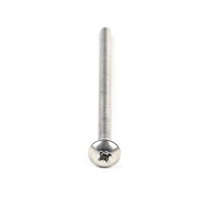 ISO Standard ZINC Finish M4 Button Phillips Head Machine Screw 65mm από ανοξείδωτο χάλυβα SS304