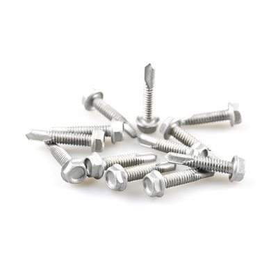Προσαρμοσμένα DIN7504K Flange Hex Head Bi-Metal Self Drilling Screws 4.8x25mm Πρότυπο