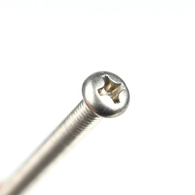 Ατσάλι από ανοξείδωτο χάλυβα M4 x 10mm Pan Head Phillips βίδες για ηλιακό θερμαντήρα νερού Plain Finish