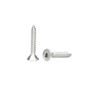 Τεχνική τελική κατασκευή Torx Flat Countersunk Self-Tapping Screws 316 από ανοξείδωτο χάλυβα για ξύλο