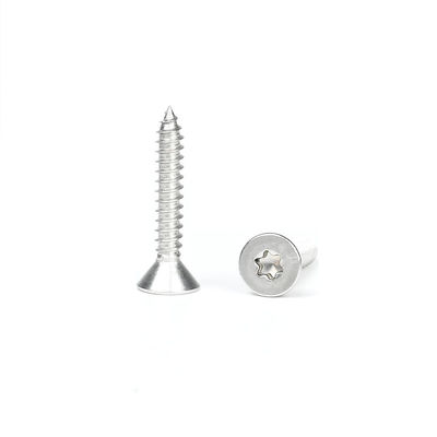 Τεχνική τελική κατασκευή Torx Flat Countersunk Self-Tapping Screws 316 από ανοξείδωτο χάλυβα για ξύλο