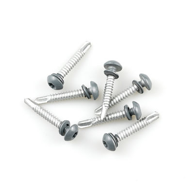 Χρωματιστή βαμμένη Torx Pan Head Ατσάλι 304 Bimetal αυτοτρυπτική βίδα με πλυντήριο Epdm