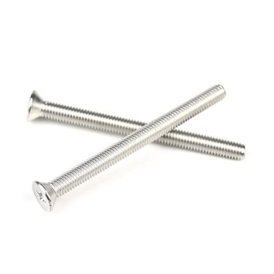 Μετρική SUS316 M5 Στροφή μηχανής 70mm Flat Phillips Din965 για ηλιακό θερμαντήρα νερού Εύκολο