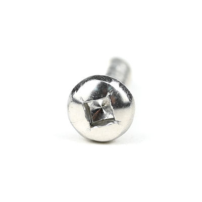 100% QC δοκιμάστηκε 304 Stainless Steel Pan Head Self Tapping Screw 8 X20 με τετραγωνική κίνηση