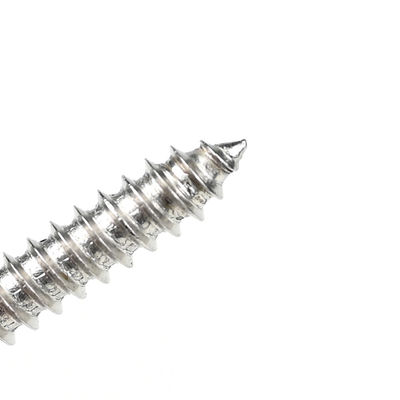 100% QC δοκιμάστηκε 304 Stainless Steel Pan Head Self Tapping Screw 8 X20 με τετραγωνική κίνηση