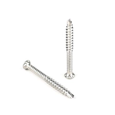 Στροφές αυτοτρυπάνισης χάλυβα με μετρικές μετρήσεις και οβάλ στροφή κεφαλής