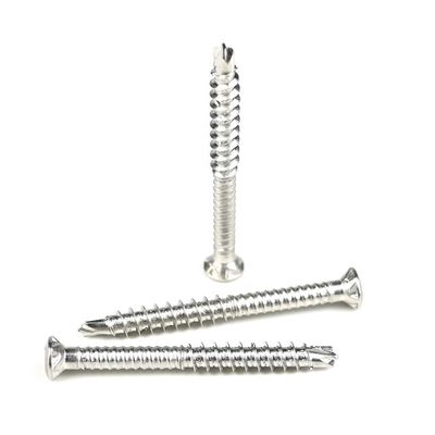 Στροφές αυτοτρυπάνισης χάλυβα με μετρικές μετρήσεις και οβάλ στροφή κεφαλής