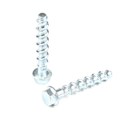 Καθαρό φινίρισμα M8 Hex Screw Heavy Duty Self Tapping Στροφές σκυροδέματος Στροφές σκυροδέματος