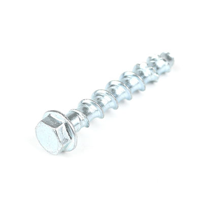 Καθαρό φινίρισμα M8 Hex Screw Heavy Duty Self Tapping Στροφές σκυροδέματος Στροφές σκυροδέματος