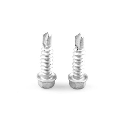 SCM435 Unitek Sus304 Sus410 Hex Washer Self Drilling Screw St6.3x25 για πλακέτα ινώδους τσιμέντου