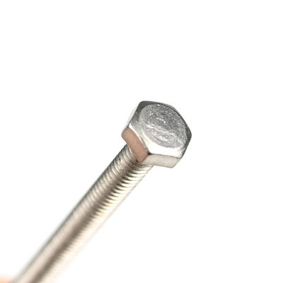 Ατσάλι από ανοξείδωτο χάλυβα A4 316 Full Thread Hex Din 933 Bolt Solar Fastener Machine Bolt M4x50
