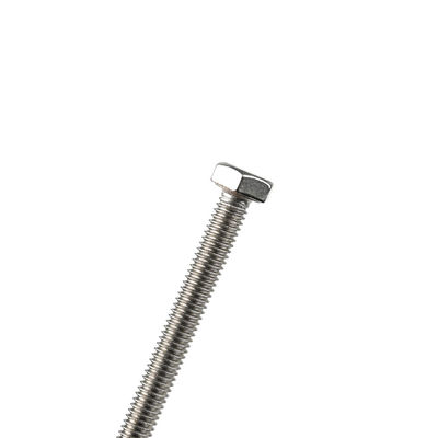Ατσάλι από ανοξείδωτο χάλυβα A4 316 Full Thread Hex Din 933 Bolt Solar Fastener Machine Bolt M4x50
