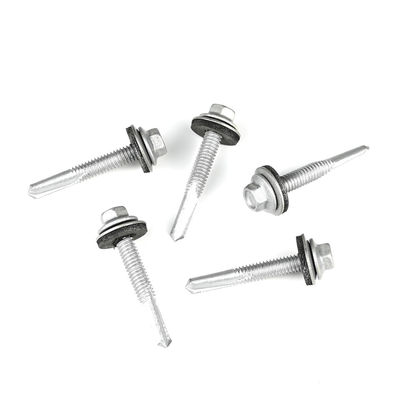 GB Hex Flange Head Tek Roof Screw Ruspert Διμεταλλική διμεταλλική βίδα αυτοδιάτρησης St5.5