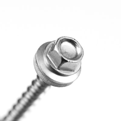Προσαρμοσμένο Plain Finish Hex Decking Screw για Camping Star Ατσάλι από ανοξείδωτο χάλυβα Μαύρη πλάκα ψευδαργύρου