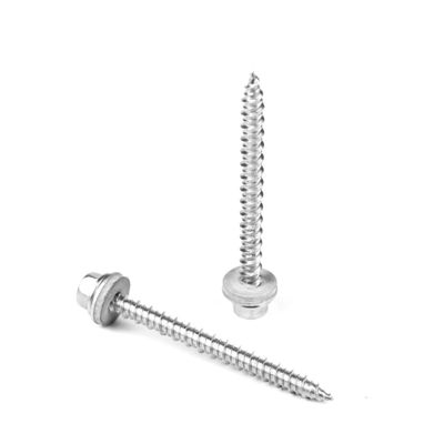 Προσαρμοσμένο Plain Finish Hex Decking Screw για Camping Star Ατσάλι από ανοξείδωτο χάλυβα Μαύρη πλάκα ψευδαργύρου
