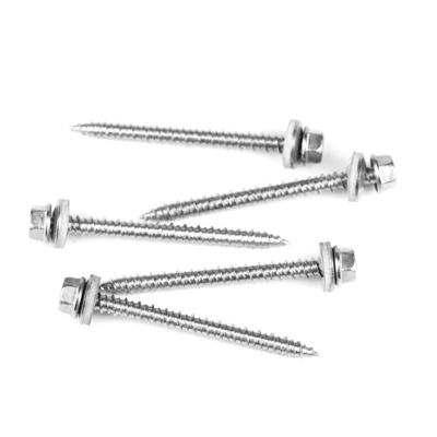 Προσαρμοσμένο Plain Finish Hex Decking Screw για Camping Star Ατσάλι από ανοξείδωτο χάλυβα Μαύρη πλάκα ψευδαργύρου
