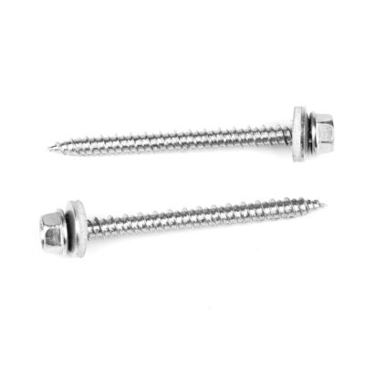 Προσαρμοσμένο Plain Finish Hex Decking Screw για Camping Star Ατσάλι από ανοξείδωτο χάλυβα Μαύρη πλάκα ψευδαργύρου