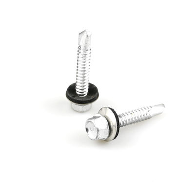 Βιμεταλλικό 304 Ruspert 316 Hex Κεφαλή πλυντήρα Self Tapping γεώτρηση βίδα για πλάκα στρώσης οροφής