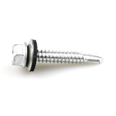 Βιμεταλλικό 304 Ruspert 316 Hex Κεφαλή πλυντήρα Self Tapping γεώτρηση βίδα για πλάκα στρώσης οροφής