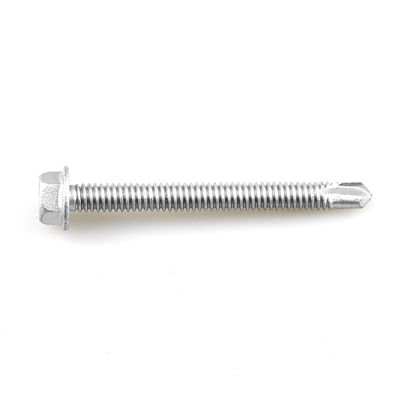 Προσαρμοσμένα Hex Flangle Head Bi Metal βίδες από ανοξείδωτο χάλυβα βίδες οροφής 65mm και ανθεκτικό