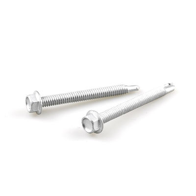 Προσαρμοσμένα Hex Flangle Head Bi Metal βίδες από ανοξείδωτο χάλυβα βίδες οροφής 65mm και ανθεκτικό