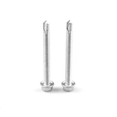 Προσαρμοσμένα Hex Flangle Head Bi Metal βίδες από ανοξείδωτο χάλυβα βίδες οροφής 65mm και ανθεκτικό