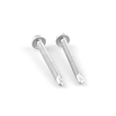 Προσαρμοσμένα Hex Flangle Head Bi Metal βίδες από ανοξείδωτο χάλυβα βίδες οροφής 65mm και ανθεκτικό