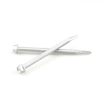 ΖΙΝΚΕΙΣΜΕΝΟΣ Τελειωτικός αυτοτρυπάνιση Hex Flange Sandwich Panel βίδα για λύσεις οροφής